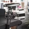 Tripod Mantona 21400 for Digital/Film Cameras 3 Legs Black Grey
