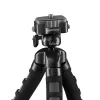 Tripod Mantona 21400 for Digital/Film Cameras 3 Legs Black Grey