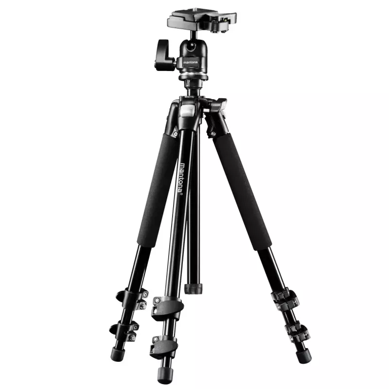 Tripod Mantona Scout MAX for Digital/Film Cameras Black