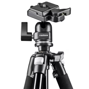 Tripod Mantona Scout MAX for Digital/Film Cameras Black