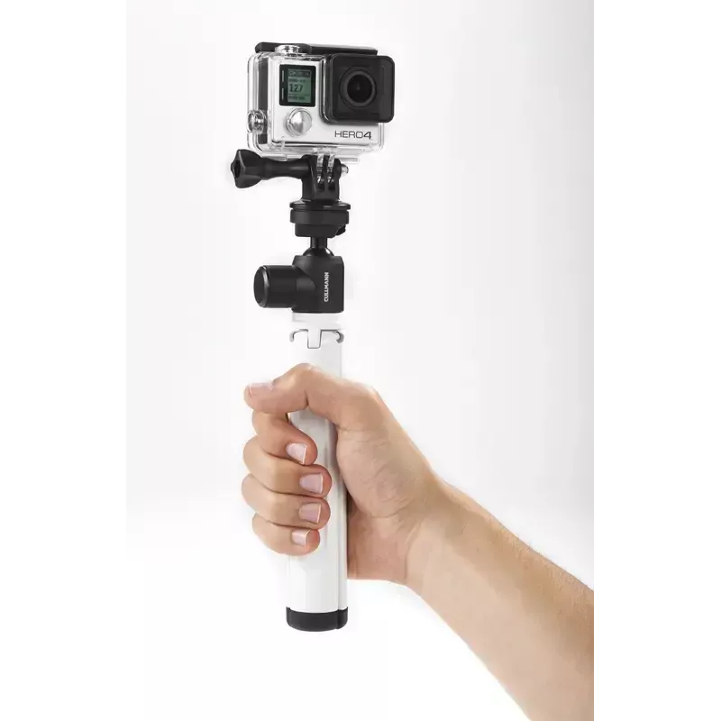 Tripod adapter mount Cullman Cross CX125, 1/4 inch thread, for GoPro, black, 20 g