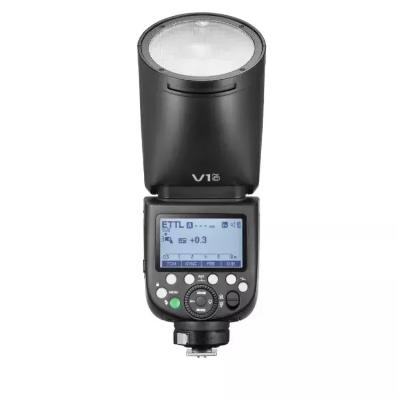 Godox V1Pro TTL Li-ion Round Head Flash for Fuji 1.5s Recycle Time