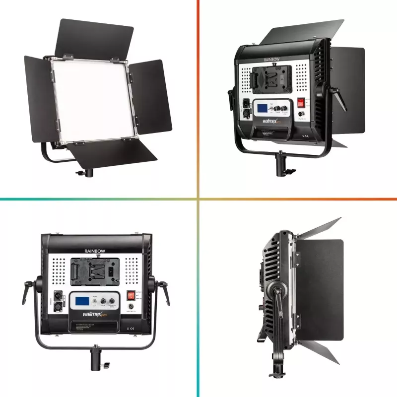 Walimex Rainbow 50 W LED Light Black Aluminium Plastic 50000 h