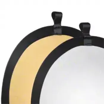 Reflector Walimex 17689 Round Gold Silver 56 cm