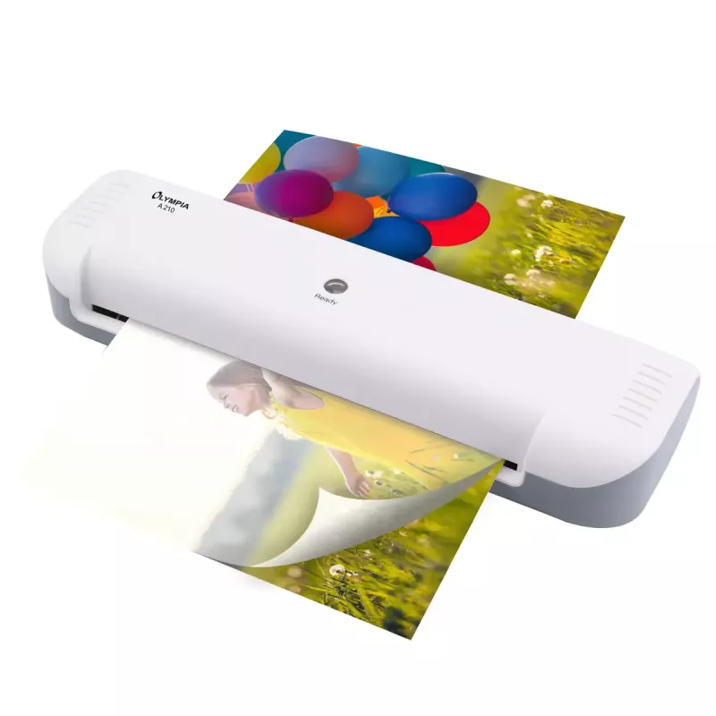 Hot laminator Olympia A 210 300 mm/min Grey White