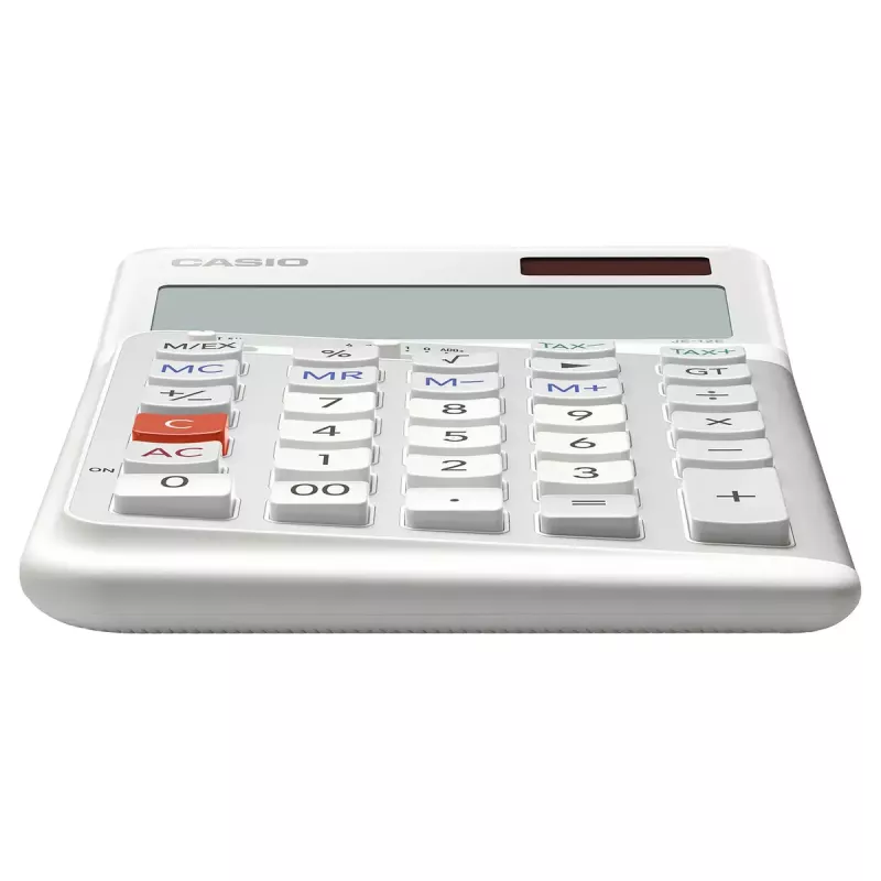 Basic Calculator Casio JE-12E-WE Desktop 12 Digits White