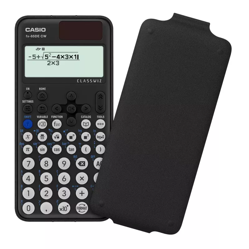 Scientific Calculator Casio FX-85DE CW Pocket 12 Digits Black