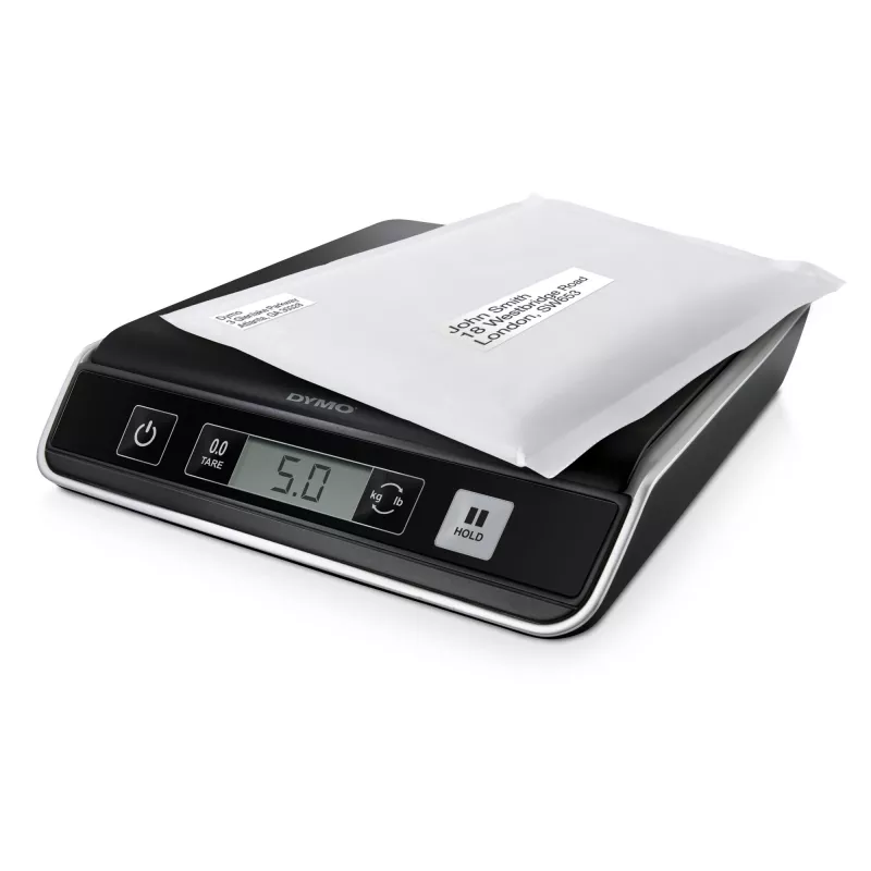 DYMO M5 Digital Package & Shipping Scale | up to 5KG Capacity | 20 cm x 20 cm