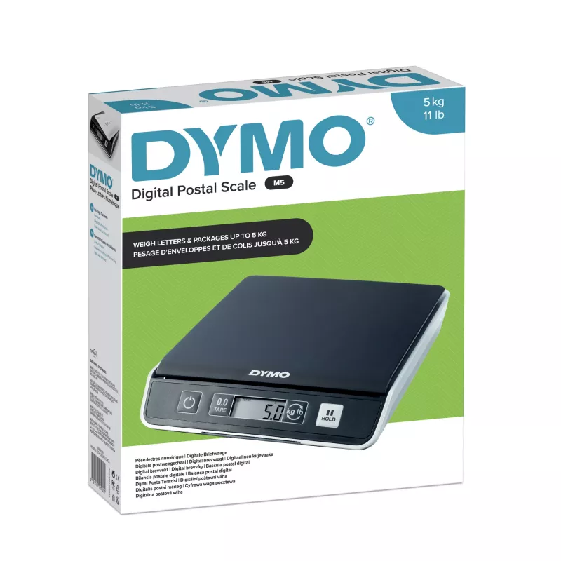 DYMO M5 Digital Package & Shipping Scale | up to 5KG Capacity | 20 cm x 20 cm
