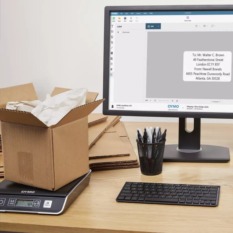 DYMO M5 Digital Package & Shipping Scale | up to 5KG Capacity | 20 cm x 20 cm