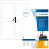 Self-adhesive printer label HERMA Bottle labels A4 Inkjet 90x120 mm