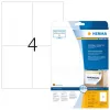 Removable labels HERMA 5082 A4 105x148 mm white