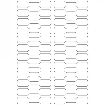 Ring Labels HERMA Multi-purpose 10x49 mm White 600 pcs
