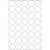 Seal labels round transparent extra strong adhesion HERMA 2257
