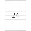 Self-adhesive label HERMA 8638 Rectangle Permanent White