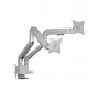 Monitor stand icybox 61085 for 2 monitors with desk mount — dual-arm desk monitor mount
