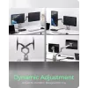 Monitor stand icybox 61085 for 2 monitors with desk mount — dual-arm desk monitor mount