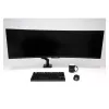 Monitor Mount LC-Power LC-EQ-A49B 124.5 cm Black Clamp 20 kg