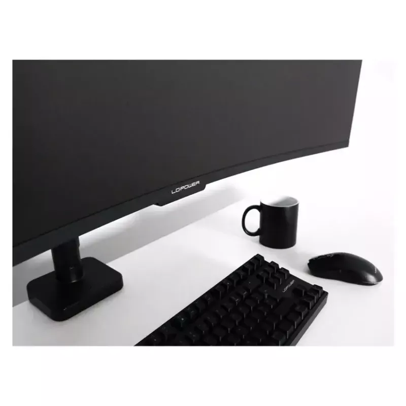 Monitor Mount LC-Power LC-EQ-A49B 124.5 cm Black Clamp 20 kg
