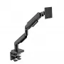 Monitor Mount LC-Power LC-EQ-A49B 124.5 cm Black Clamp 20 kg