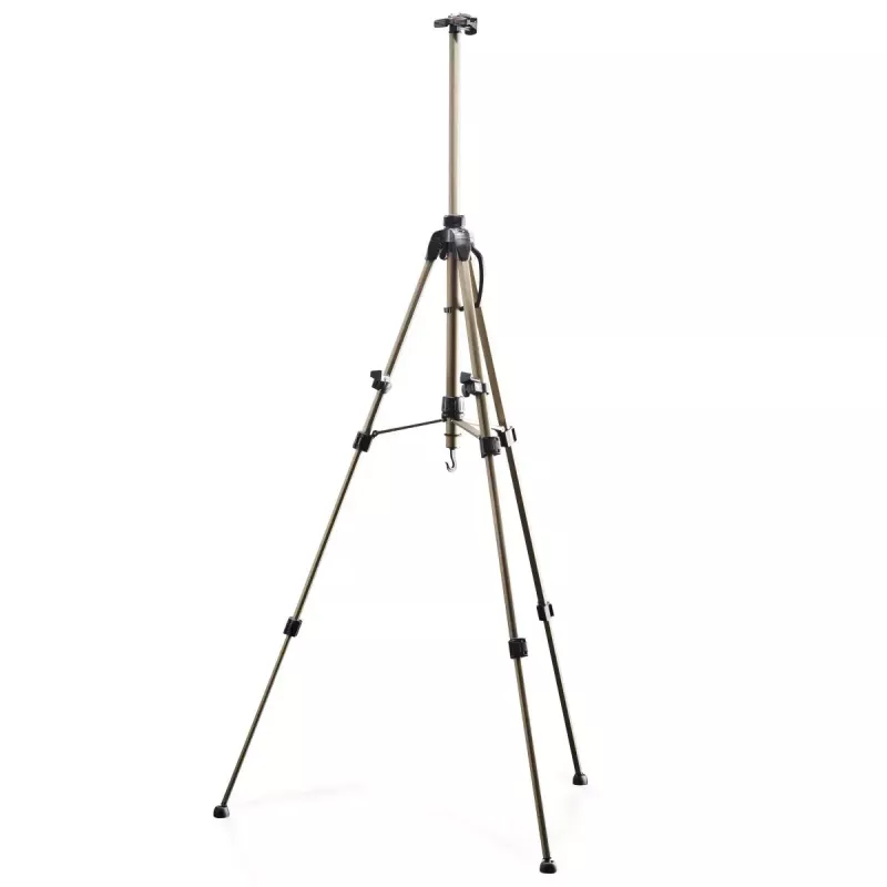 Easel Mantona 18427 Black Gold Aluminium for Adults