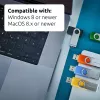 INTENSO Office Line USB flash drive multipack 5×64 GB, USB-A, USB 3.2 Gen 1, swivel, multicolour