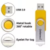 INTENSO Office Line USB flash drive multipack 5×64 GB, USB-A, USB 3.2 Gen 1, swivel, multicolour