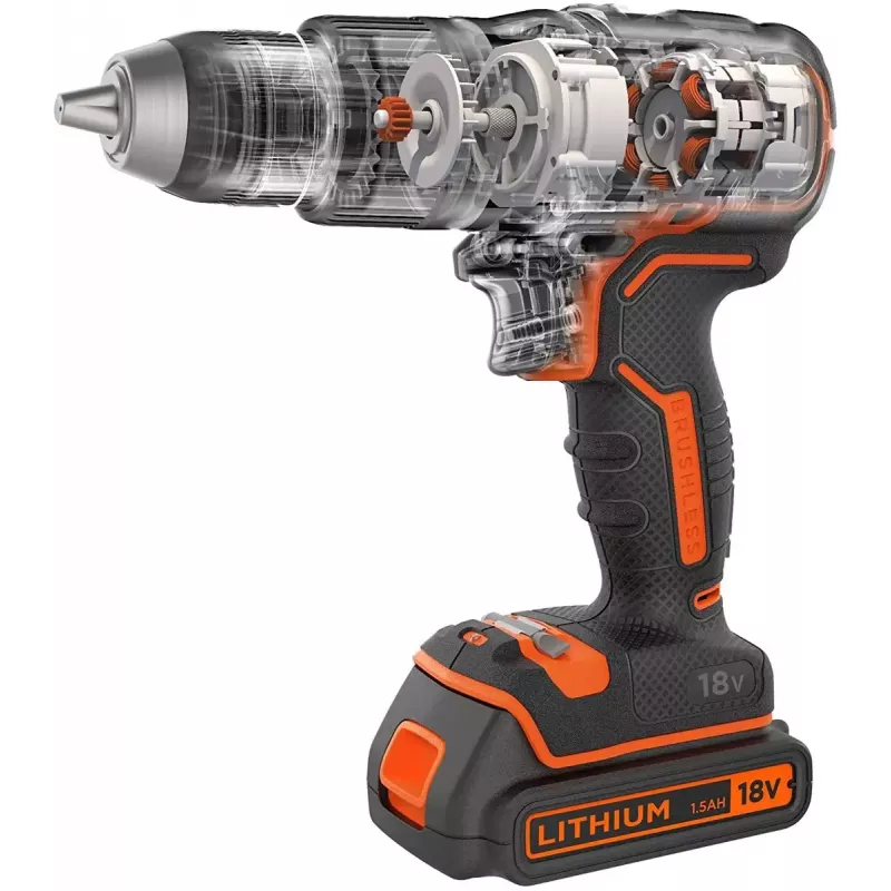 Power screwdriver Black & Decker BL188KB-QW 18V Lithium, Orange