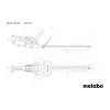 Metabo HS 18 LTX 45 Cordless Hedge Trimmer (Tool Only)