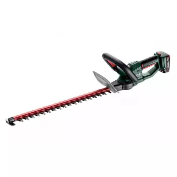 Metabo HS 18 LTX 55 Cordless Hedge Trimmer with Double-Sided Blade, 18 V, 55 cm Cutting Length, Bare Tool