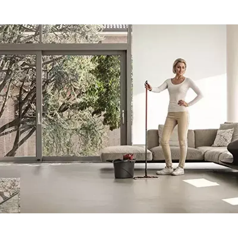 Mopping system Vileda SuperMocio Revolution Single tank Black Red White