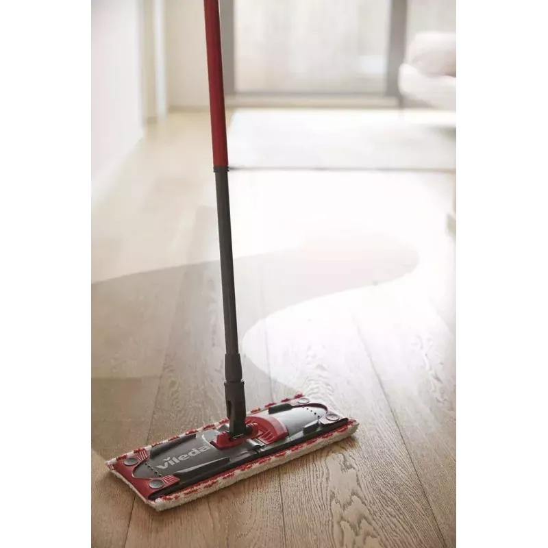 Mopping system Vileda SuperMocio Revolution Single tank Black Red White