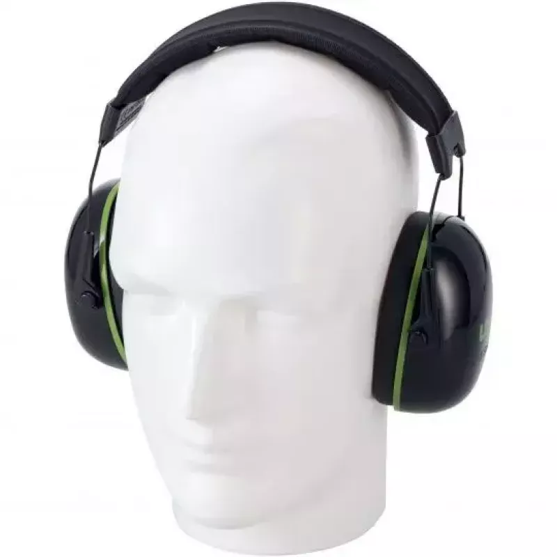 Uvex K10 Head-band Safety Goggles Black Green Construction
