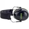 Uvex K10 Head-band Safety Goggles Black Green Construction