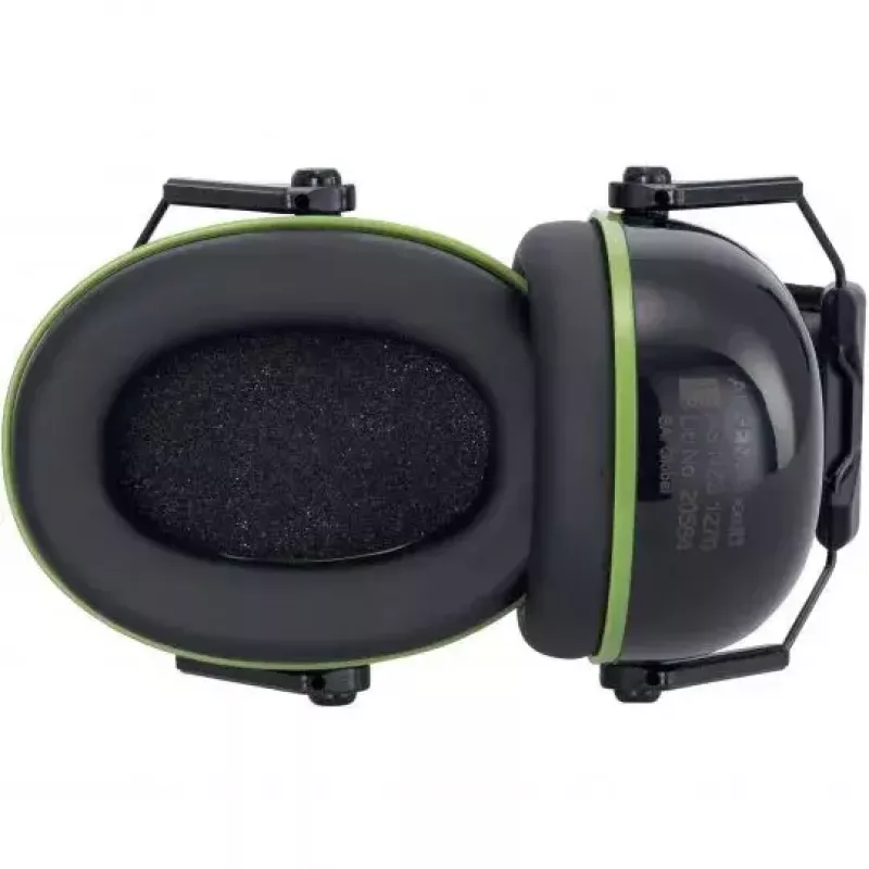 Uvex K10 Head-band Safety Goggles Black Green Construction