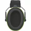 Uvex K10 Head-band Safety Goggles Black Green Construction