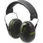 Uvex K10 Head-band Safety Goggles Black Green Construction
