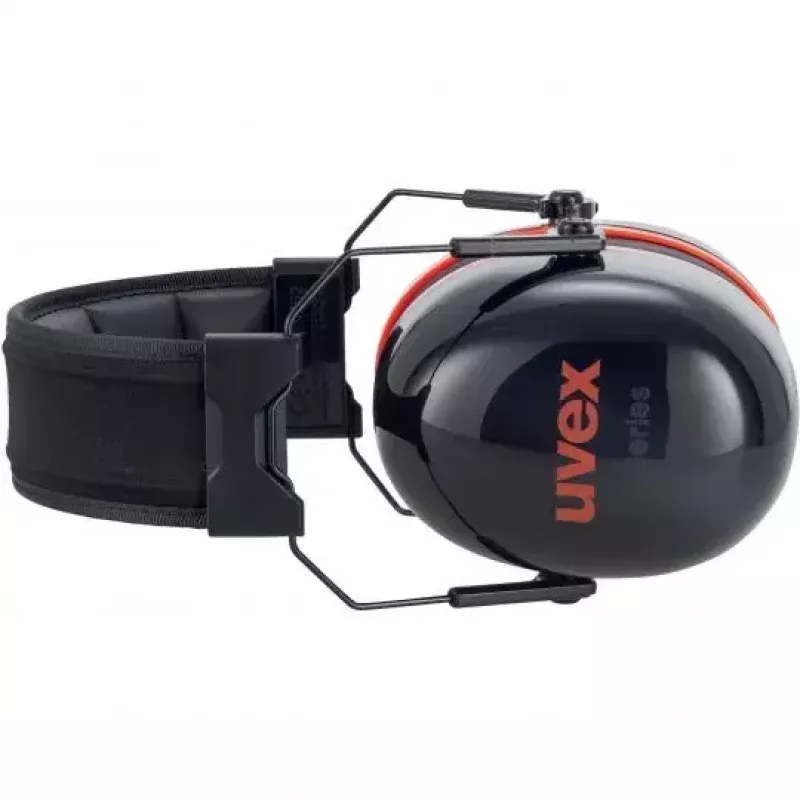Uvex K30 Head-band Safety Goggles Black Red Construction