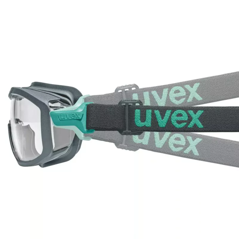 Safety goggles Uvex i-guard+ Polycarbonate Black Blue Transparent Lens