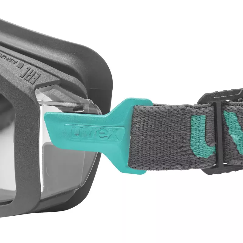 Safety goggles Uvex i-guard+ Polycarbonate Black Blue Transparent Lens