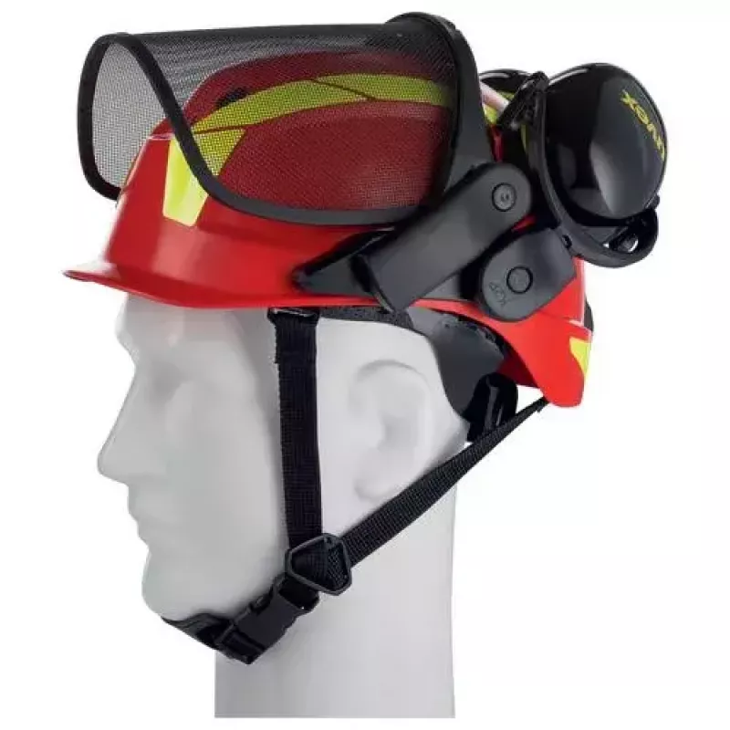 Safety Headgear Uvex 9774238 High-Density Polyethylene HDPE Red Yellow