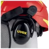 Safety Headgear Uvex 9774238 High-Density Polyethylene HDPE Red Yellow