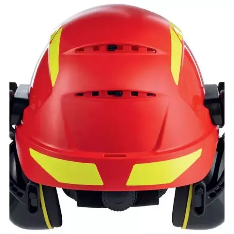 Safety Headgear Uvex 9774238 High-Density Polyethylene HDPE Red Yellow