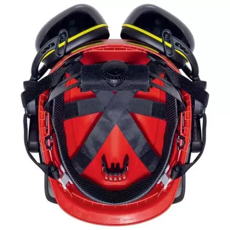 Safety Headgear Uvex 9774238 High-Density Polyethylene HDPE Red Yellow