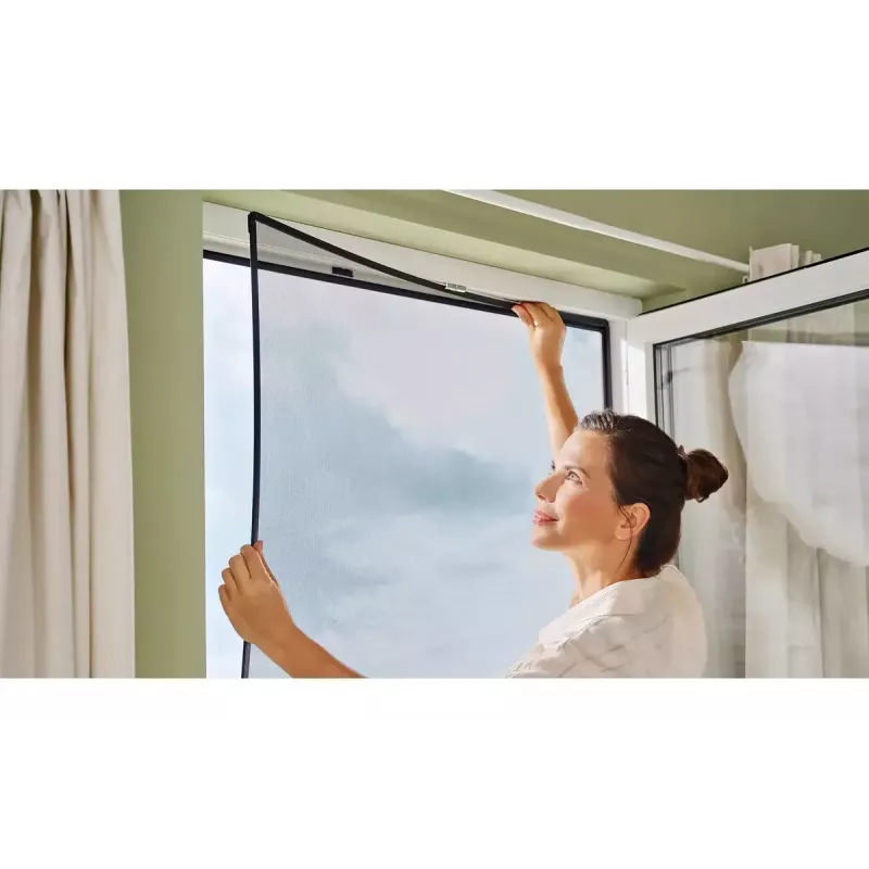 Mosquito net Window TESA 55360-00001-00 Width 1200 mm Height 1400 mm Anthracite
