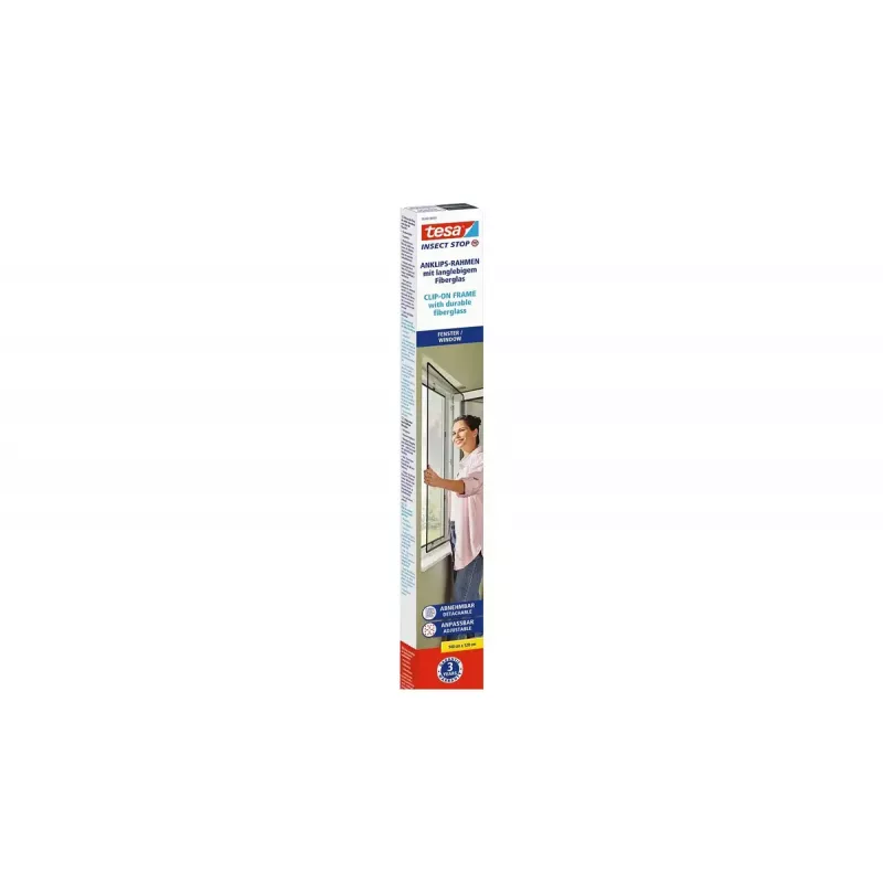 Mosquito net Window TESA 55360-00001-00 Width 1200 mm Height 1400 mm Anthracite