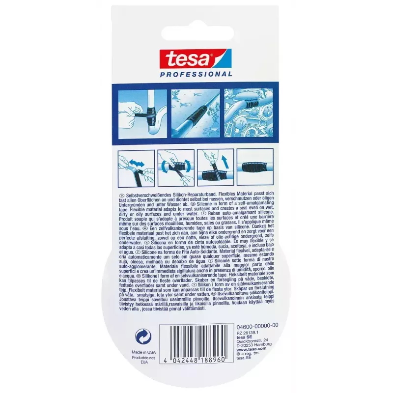 Sealing Tape TESA 04600-00000-00 Transparent 3 m
