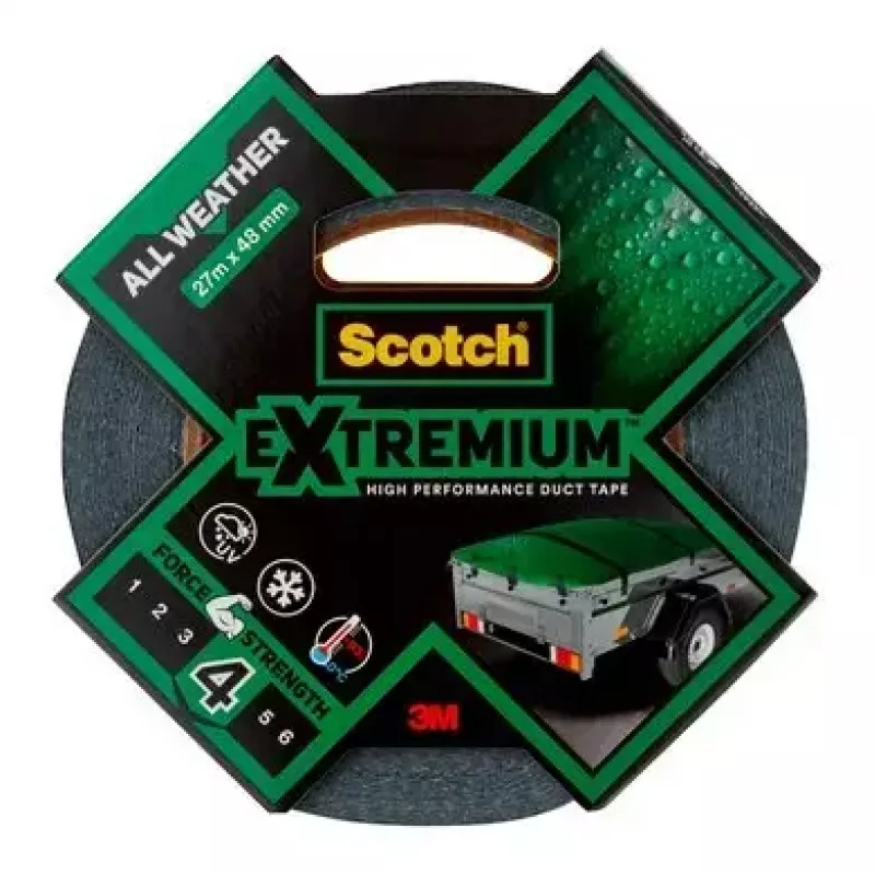 3M Extremium Tape Grey 27.4 m Bundling Repairing Waterproof