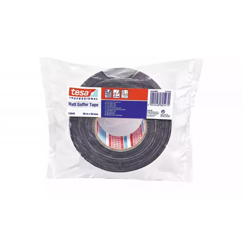 Tape Tesa 53949 Caoutchouc Black 50 m