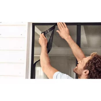 Mosquito Net Door TESA 55384-00000-00 Width 900 mm Height 2100 mm Anthracite